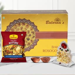 Finest Balaram Mullick Baked Rasogulla with Mixture n Religious Mandap 1