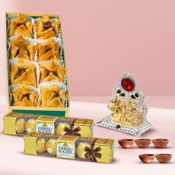 Finest Pyramid Baklawa with Rocher n Ganesh Laxmi Mandap 1