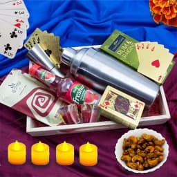 Luxurious Sparkling Fruit Wine n Cocktail Mix Gift Combo for Diwali 1