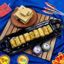 Special Diwali Gift of Roll Baklawa n Kaju Bite 1