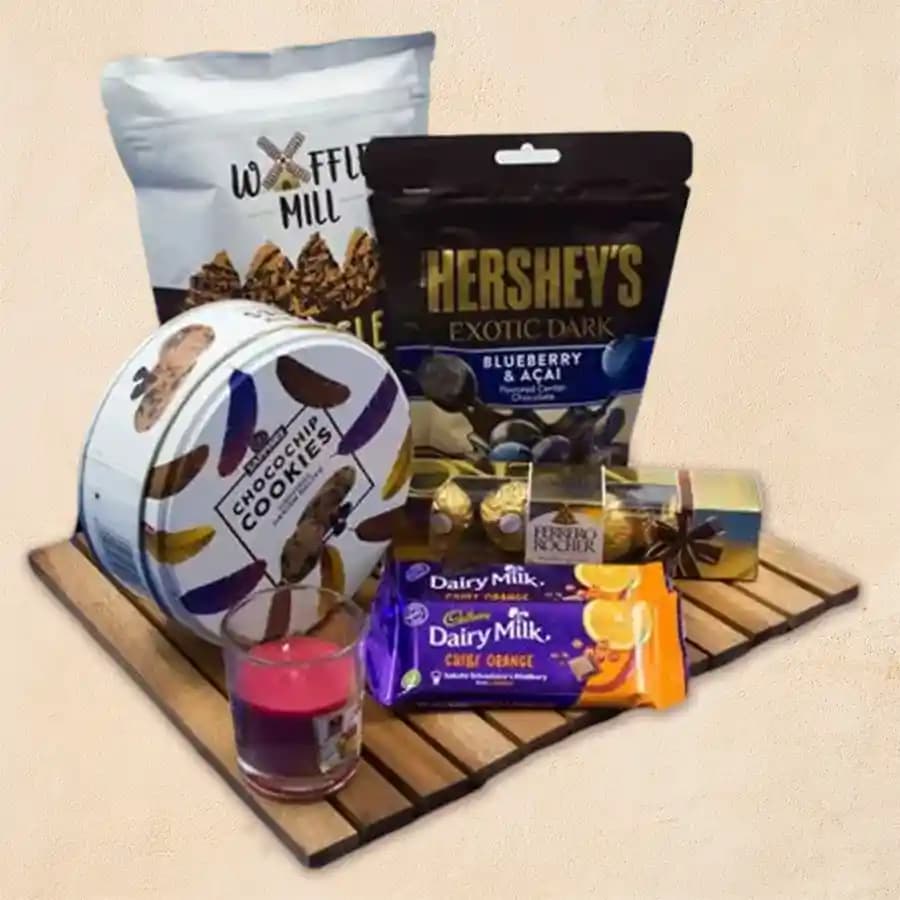 Joyful Diwali Night Choco N Cookies Combo