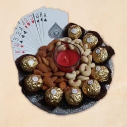 Teen Patti Combo of Diwali Chocolates n Dry Fruits 1