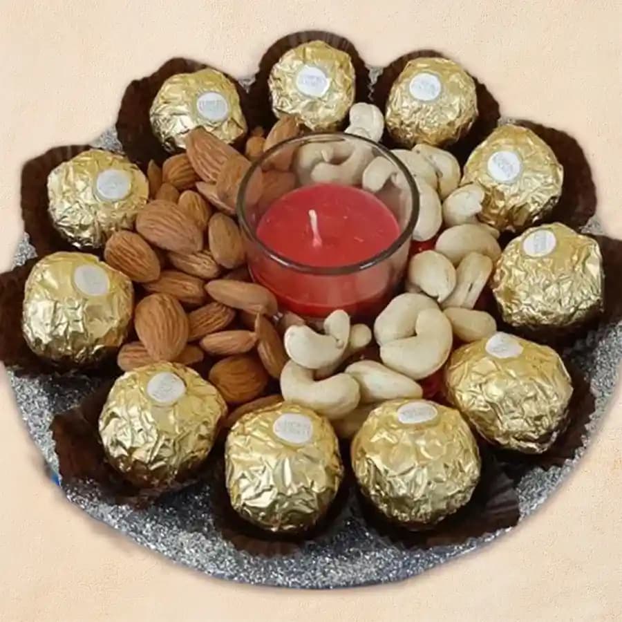 Special Diwali Gift of Chocolates with Dry Fruits