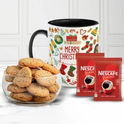 Ideal Xmas Personalized Gift of Almond Cookies Coffee n Mug 1