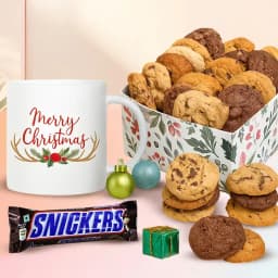 Lovely Xmas Gift of Cookie Tin Chocolate n Mug 1