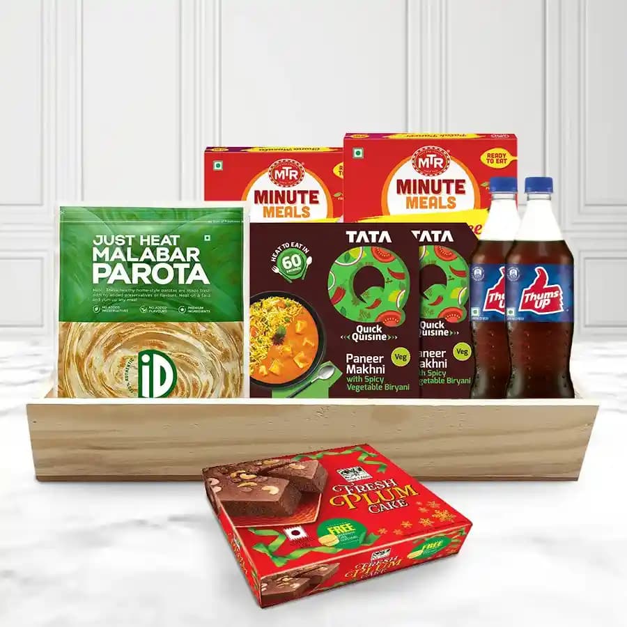 Impressive Choice Veg Lunch Hamper for Xmas