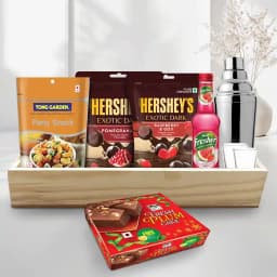 Scintillating Choice Xmas Evening Snacks Hamper 1