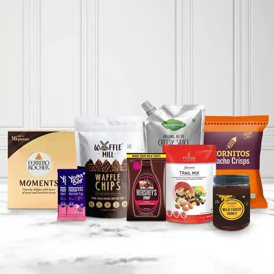 Gentle Embrace Delicacy Basket on Xmas