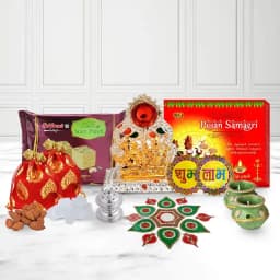 Traditional Diwali Poojan N Decor Essential Gift Box 1