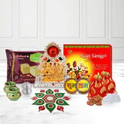 Stunning Deepawali Essential Gift with Puja Samagri 1