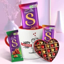 Valentine Special Gift of Chocolates n Ceramic Cup 1