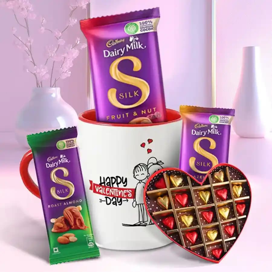 Valentine Special Gift of Chocolates n Ceramic Cup
