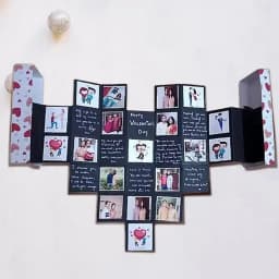 Appealing Pop Out Heart Personalized Maze Card 1