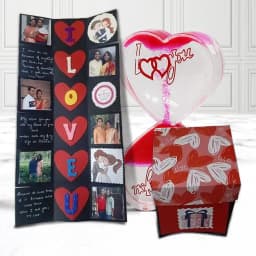 Classic Personalized Infinity Explosion Card with a Love Timer 1