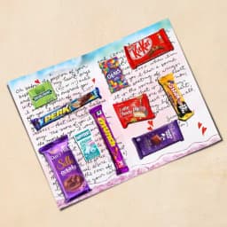 Dashing Chocolate Message Card 1