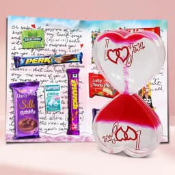 Admirable Chocolate Message Card and a Love Timer for Valentines Day 1