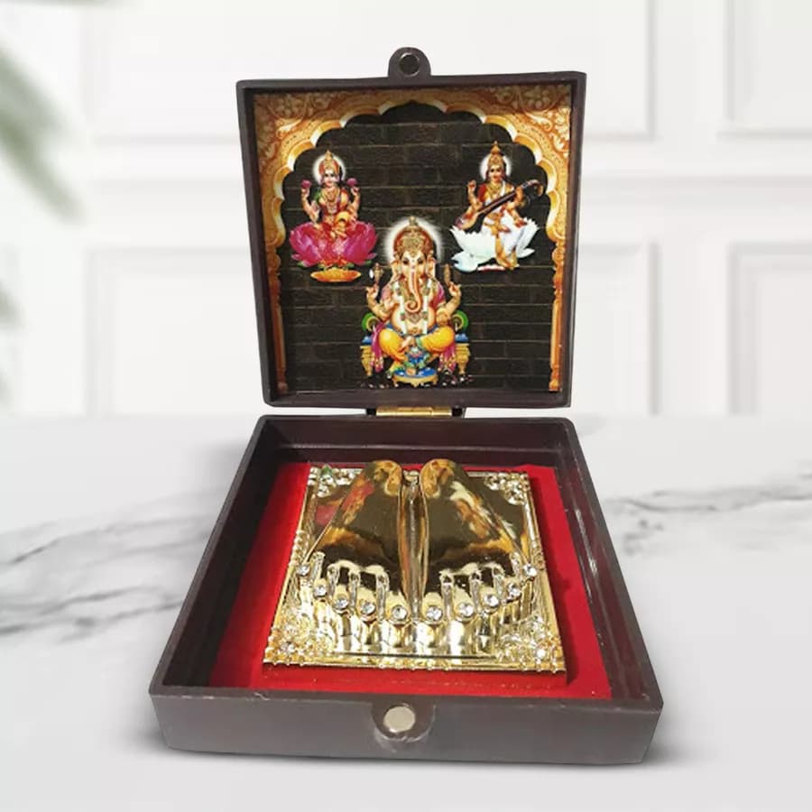 Sacred Charan Paduka Box