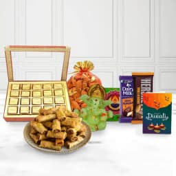 Delightful Roll Baklava Box with Chocolaty Bliss 1