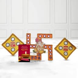 Auspicious Shubh-Labh N Swastik Gate Decor 1