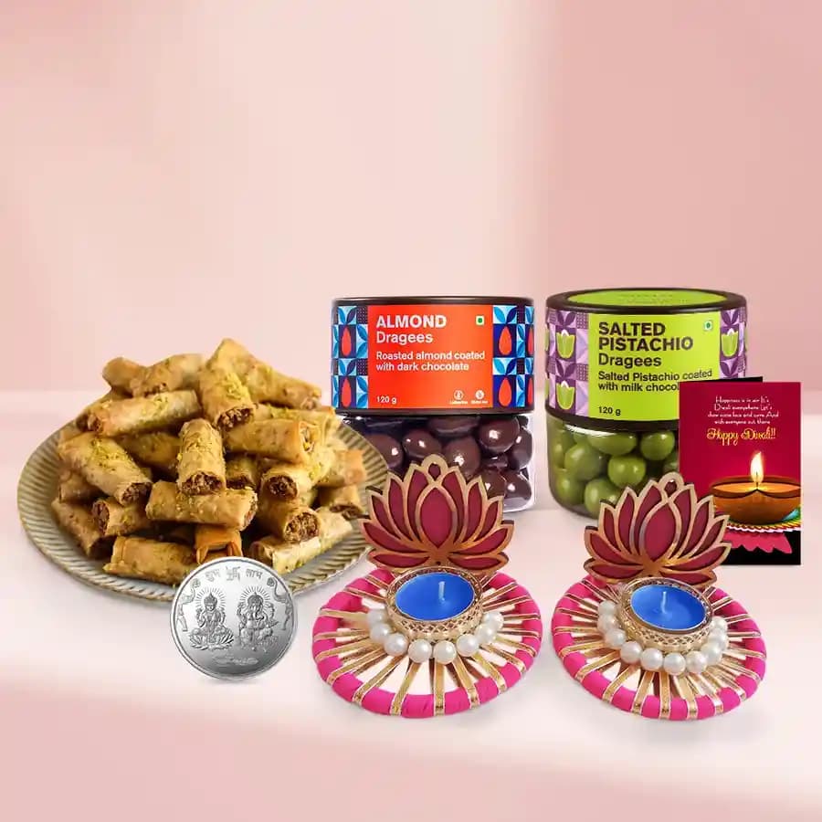 Mouth-watering Dragee N Baklava Combo