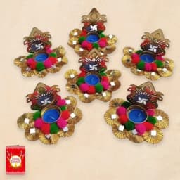 Light Projecting Kalash Diya Set of 6pcs 1