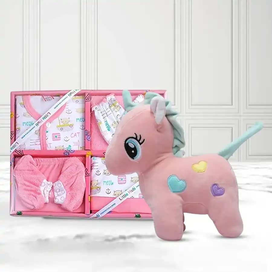Enchanting Unicorn Gift Set for Newborns
