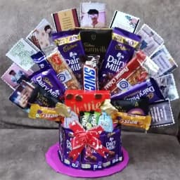 Custom Chocolate Delight with Photos & Chikki 1