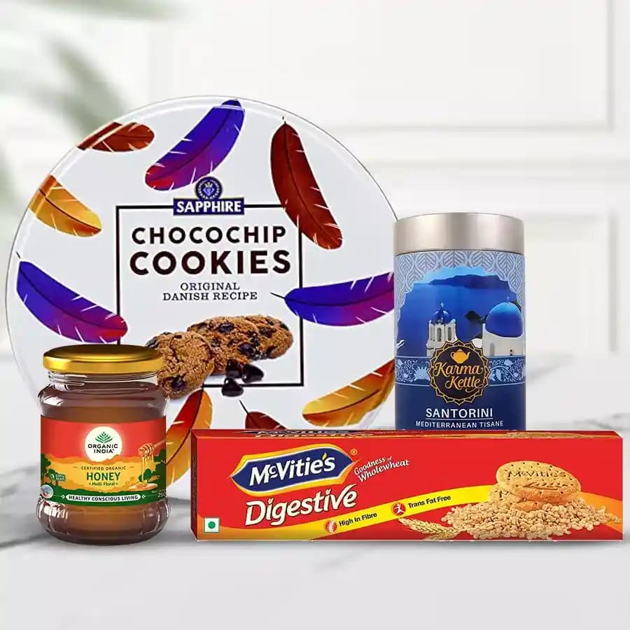 Tea Lover's Delight with Cookie Treats