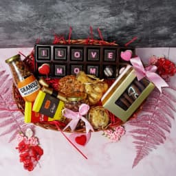 My Mommy Basket of Delicious Chocolates n Granola 1
