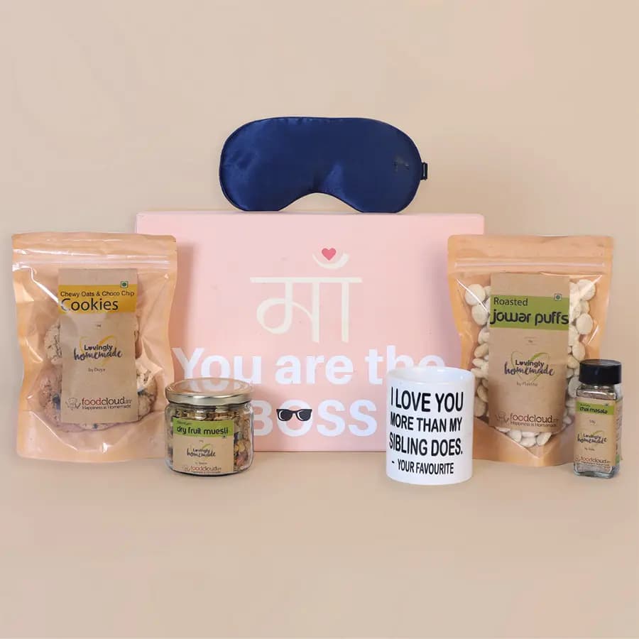 Delicious Mothers Day Treats with Coffee Mug N Assortments