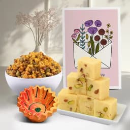 Festive Delights Diya And Snacks 1