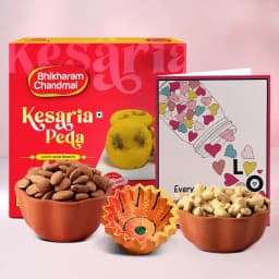 Festive Greetings With Diya 1