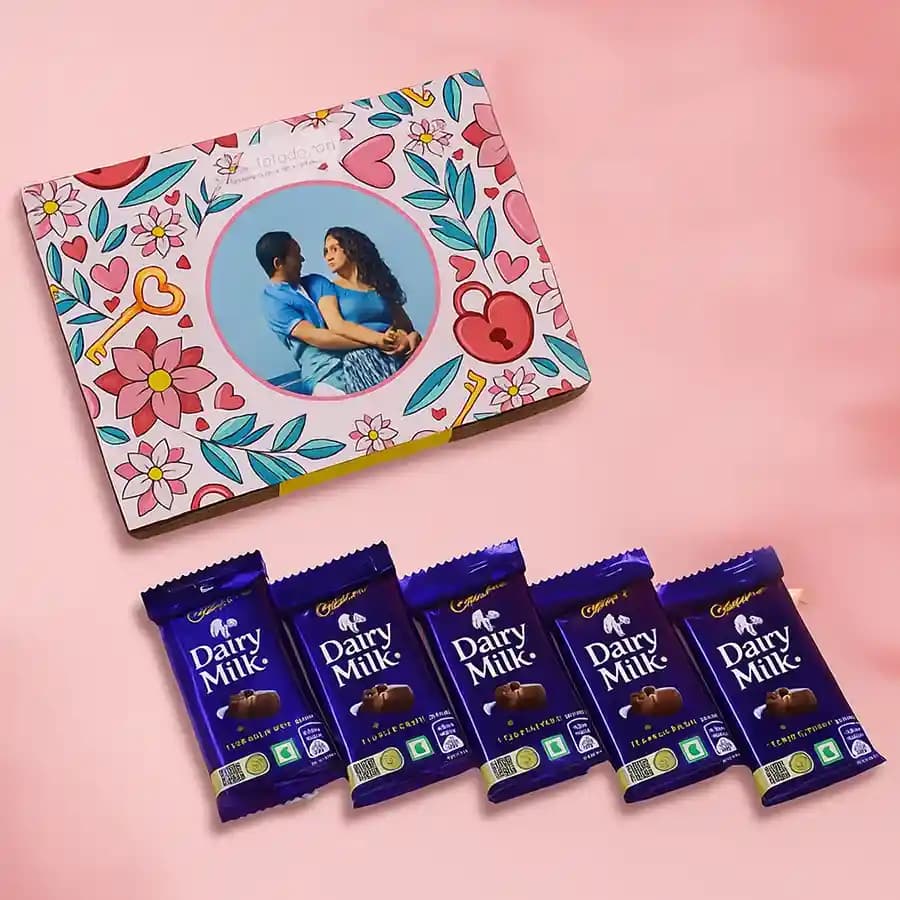 Chocolates Galore Cadbury Chocolates in Personalised Box