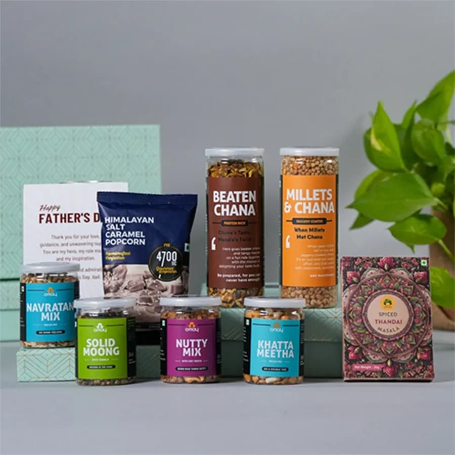 Happy Fathers Day Nut Mixes and Sweet Surprises