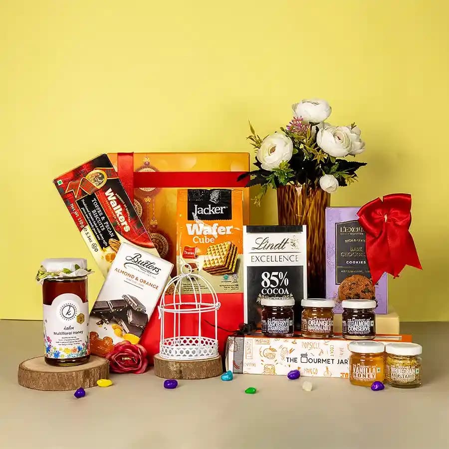 Gourmet Chocolate & Biscuit Delight Basket