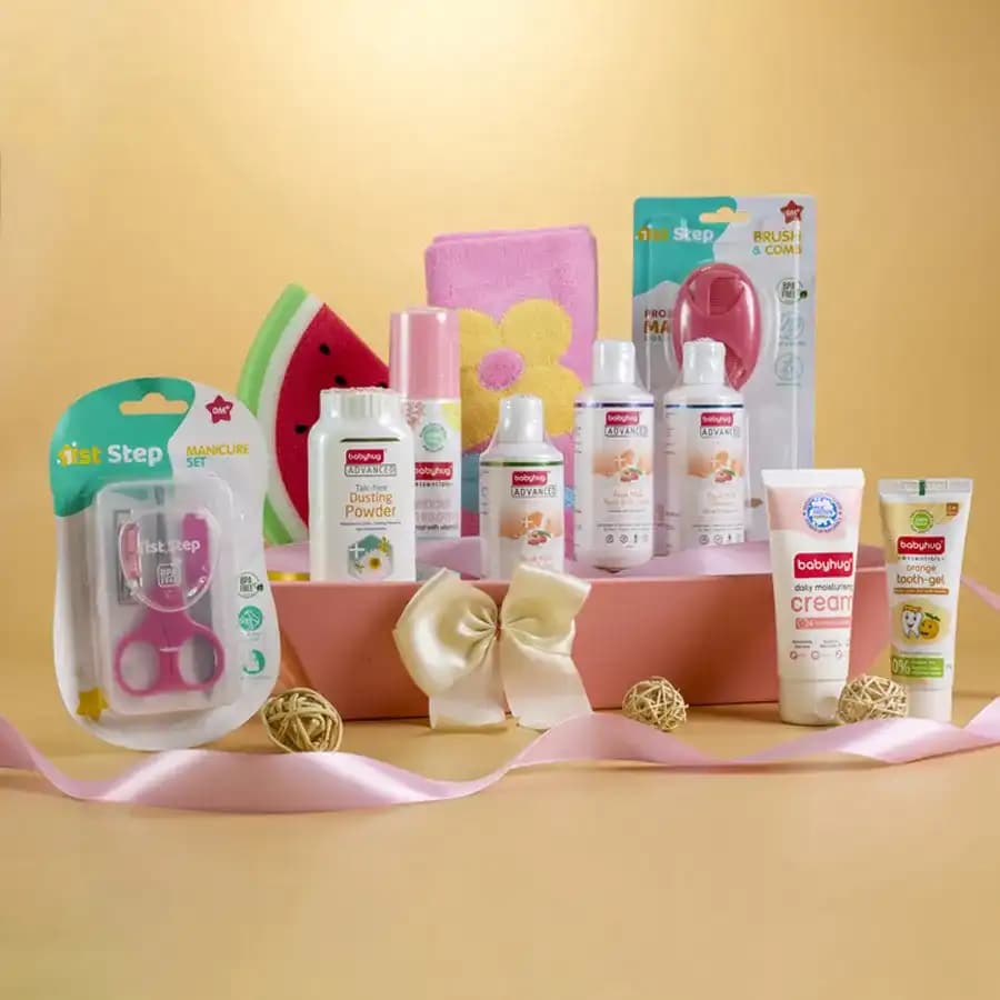 Deluxe Infant Care Essentials Basket