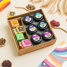 Gourmet Chocolate & Mukhwas Delight Basket 1