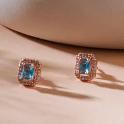 Tranquil Blue Stones Studs 1