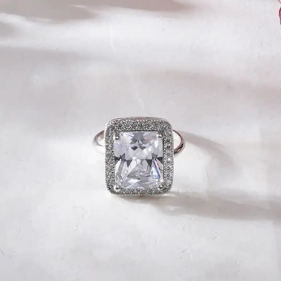 Timeless Radiant Stone Ring