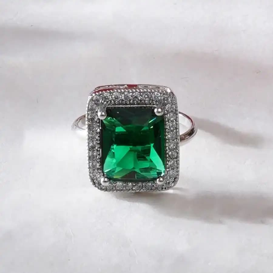 Lush Green Statement Ring