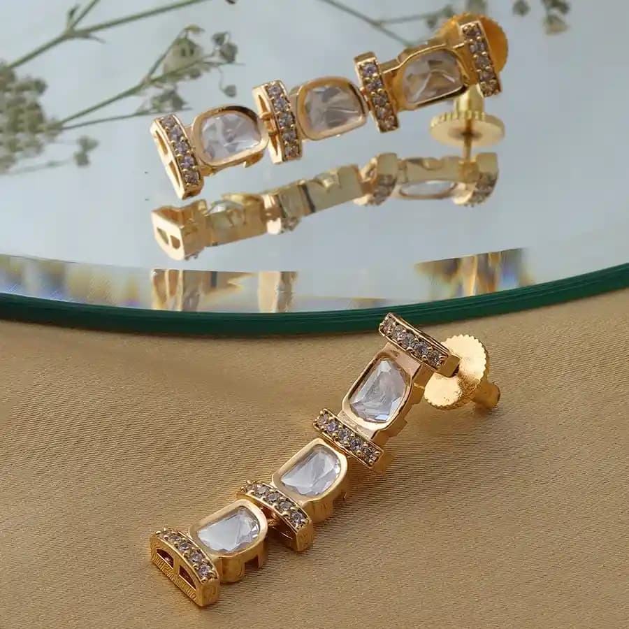 Sparkling Kundan Diamond Elegance