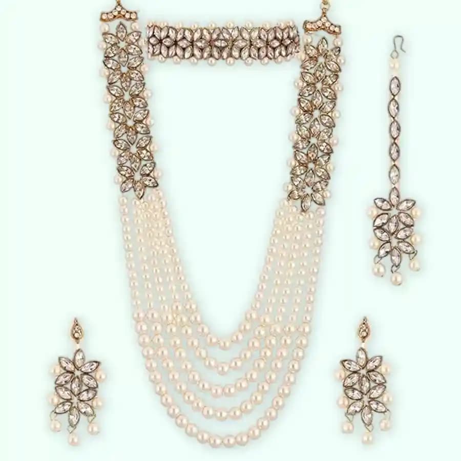 Beautiful Gold Plated Bridal Jewellery Set