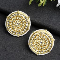Enchanted Kundan Round Earrings 1
