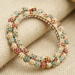Chic Multi Embellished Bangle 1