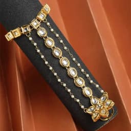 Chic Kundan Hand Harness 1