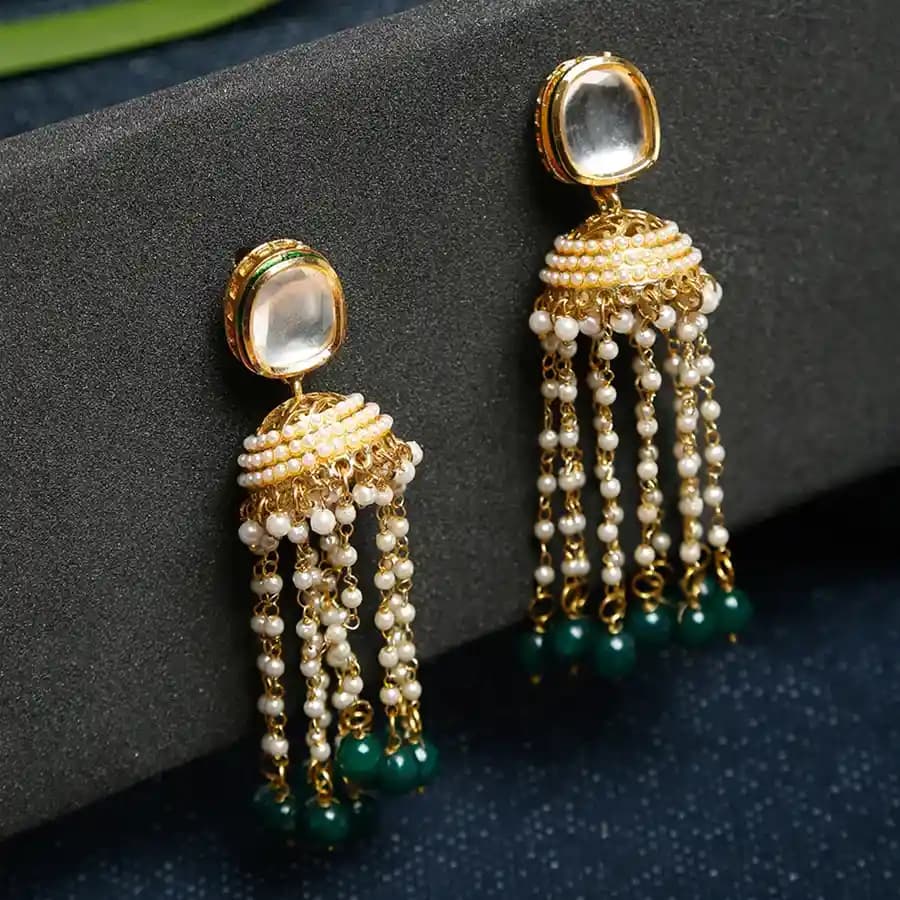 Pretty Kundan Earrings