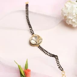 Stylish Kundan Bracelet Mangalsutra 1