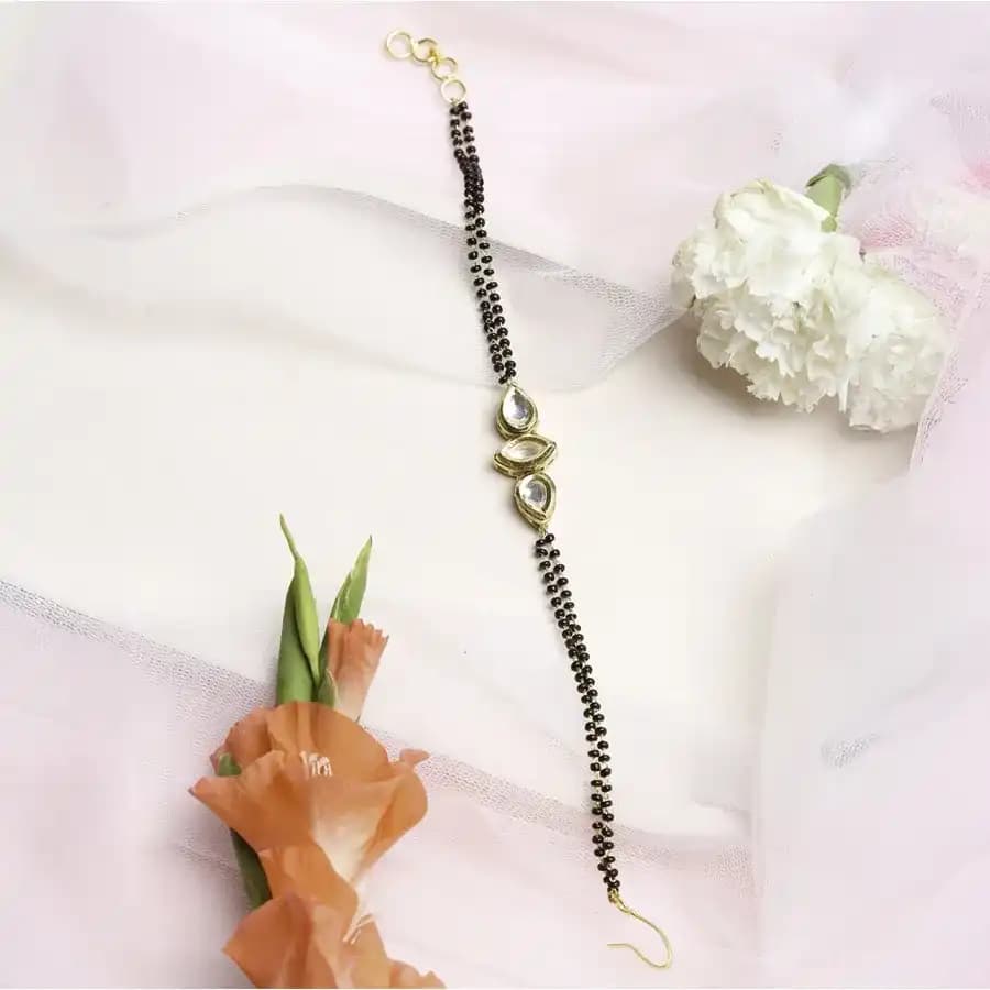 Graceful Kundan Bracelet Mangalsutra