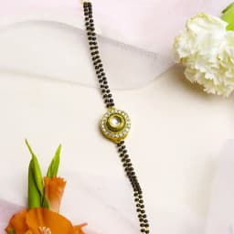 Attractive Kundan Bracelet Mangalsutra 1