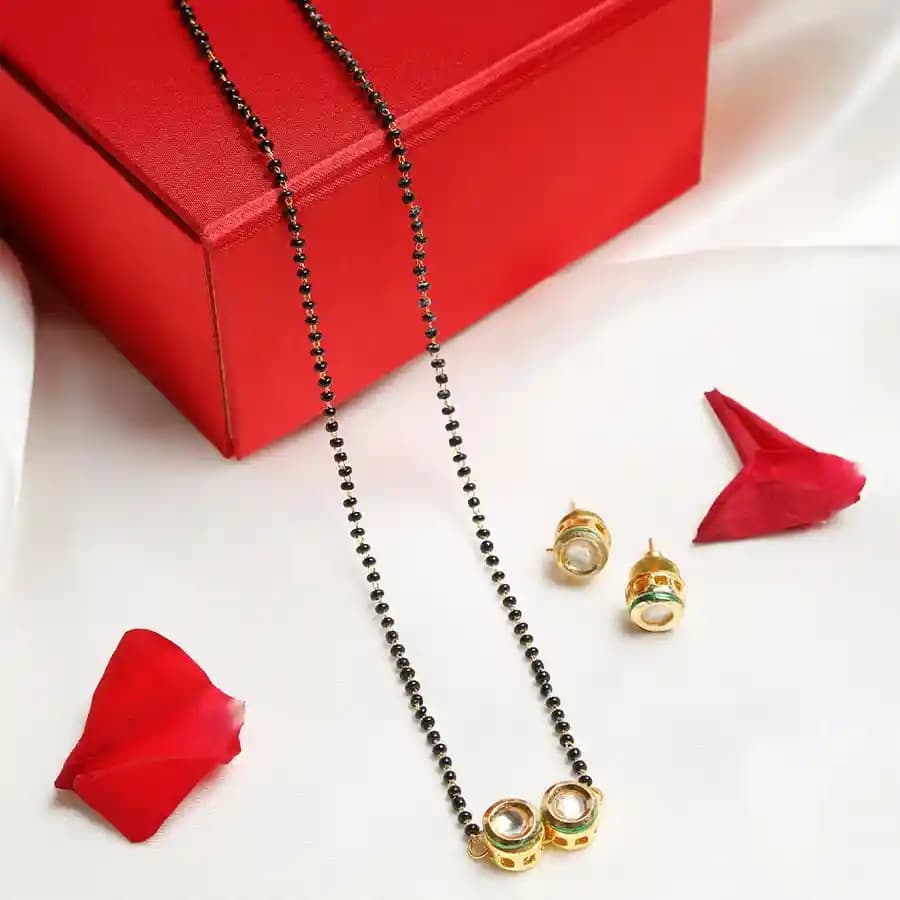 Impressive Mangalsutra n Studs Set